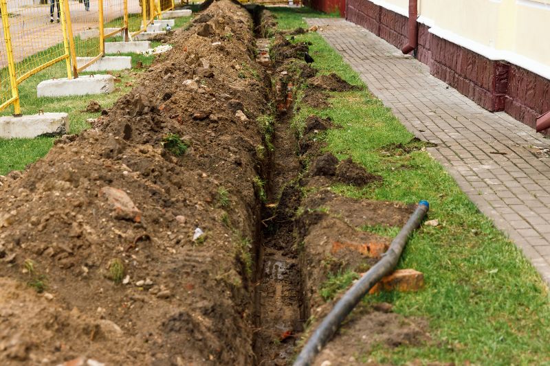 French drain system