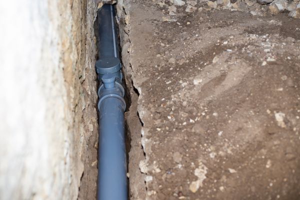Drain Line Installation in Greeley
